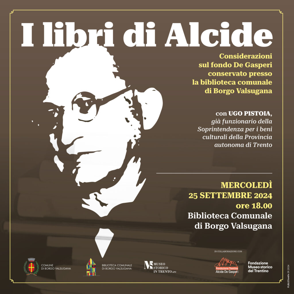 “I libri di Alcide”: incontro a Borgo Valsugana