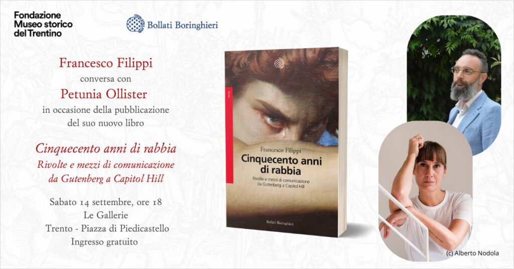 “Cinquecento anni di rabbia”: presentazione del libro di Francesco Filippi